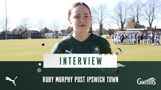 Interview | Ruby Murphy Post Ipswich Town