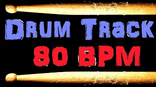 Drum Beat 80 BPM Drum Tracks for Bass Guitar Backing jam tracks