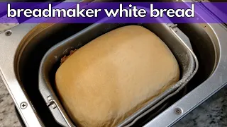 Homemade White Bread in a Breadmaker - Foolproof Fluffy White Bread! | Baking Bread for Beginners!