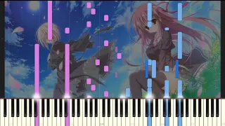 Sakura no Uta OST - Tenkyuu no Kiseki [Synthesia] Piano tutorial