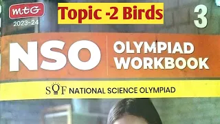 Class -3 || NSO workbook || Topic-2 Birds