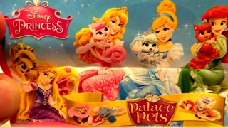 6 Kinder Surprise Egg Disney Princess Palace Pets Opening #58