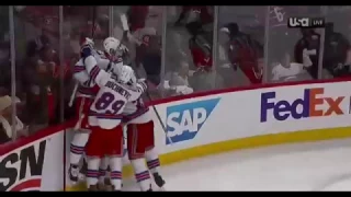 Kenny Albert Call - Mika Zibanejad Game 5 OT Winner in Montreal 4/20/17