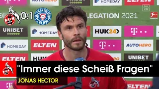 "Immer diese Scheiß Fragen..." Jonas Hector im Interview zum 0:1 Relegationsspiel 1.FC Köln vs. Kiel