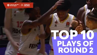 Top 10 Plays | Round 2 | Turkish Airlines EuroLeague