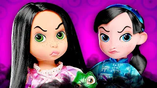 🔮 ¡Rapunzel y Elsa Bebés DESCUBREN sus PODERES OSCUROS! │ Princesas de Disney  !