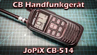 JoPiX CB-514 -- CB Handfunkgerät und KFZ Adapter📡🎙🚗 #jopix #cb514 #cbfunk