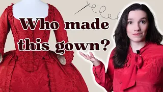 Who made 18th-Century gowns? Ft. free book!