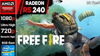 Free Fire | AMD R5 240 | i5 2400 | 1080p, 720p, ULtra High