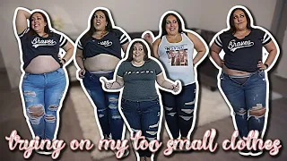 TRYING ON MY TOO SMALL CLOTHES | TRYING ON MY SKINNY CLOTHES...DO THEY FIT? | MY HEALTH JOURNEY 2021
