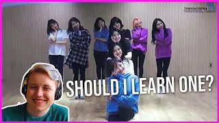 REACTION to TWICE DANCE PRACTICES: YES OR YES, DANCE THE NIGHT AWAY & WHAT IS LOVE