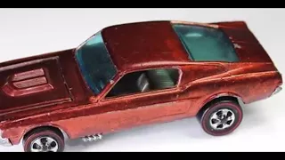 Vintage 1968 Hot Wheels Redline Series 6206 Custom Mustang Value TheDiecastGuide.com