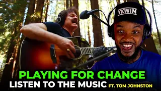 🎵 Playing For Change - Listen to the Music ft Tom Johnston (Doobie Brothers) REACTION