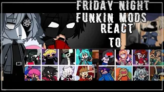 Friday night funkin Mods React To Animal & Manifest But Every Turn, A Different Character Sings It.