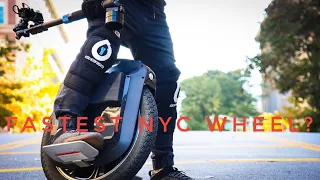 Is ELECTRIC UNICYCLE Fastest Wheel in NYC? Broadway Bomb RACE! Safety & GyRoRideRz Review _Hsiang