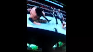 WWE MITB BARON CORBIN OUT OF CHARACTER DURING HIGHLIGHTS