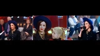 Julia Volkova on Channel 1 (May 2014)