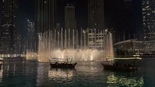 Dubai Mall fountain 4K Michael Jackson - Thriller 2022