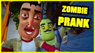 ZOMBIE PRANK ON MY NEIGHBOR!! Hello Neighbor Mod