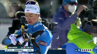 Éric Perrot INCREDIBLE standing shooting - Biathlon Antholz 2022
