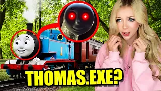 If You See THOMAS THE TRAIN.EXE at Abandoned Railroad Tracks, RUN AWAY FAST!! (SCARY)