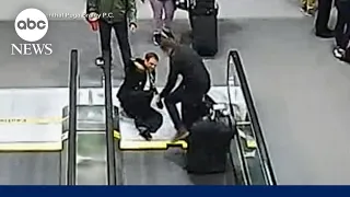 Pilot sues after foot gets stuck in moving walkway at Denver Airport