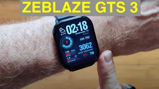 ZEBLAZE GTS 3 Apple Watch Shaped BT Call Always-On 2.03” Screen IP68 Smartwatch: Unboxing & 1st Look