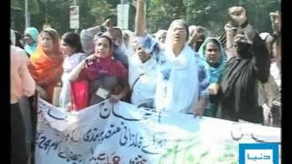 Dunya TV-15-10-2011-Lady Health Workers Protest