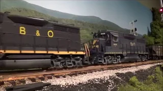 O Scale B&O Coal Train With Helpers