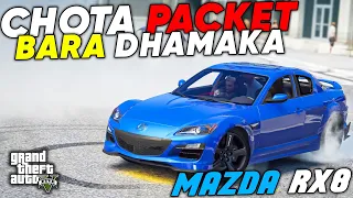 CHOTA PACKET BARA PATAKHA🔥 | MAZDA RX8 SPEEDTEST,DONUTS | GTA 5 | URDU |