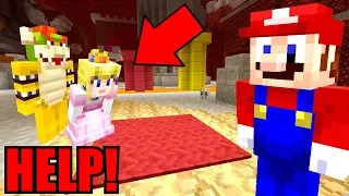 Minecraft | Super Mario Series | PEACH'S LOVE POTION WEARS OFF! *MARIO SAVES HER*! [296]