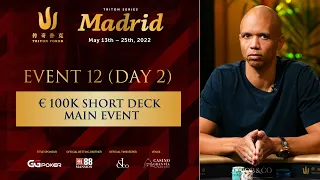 Triton Poker Madrid 2022 - Event #12 €100K Short Deck Main Event - Day 2