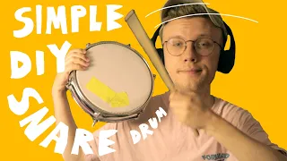 DIY SNARE DRUM out of a springform pan
