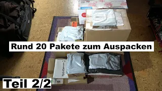 Unboxing von 20 Paketen mit PC-Hardware und Fototechnik - Teil 2/2