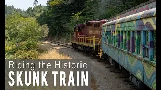 Riding the Historic Skunk Train in Fort Bragg