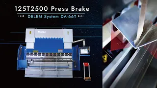 HARSLE WE67K-125T2500 Genius CNC Press Brake Machine With 9+1 Axis and Laser Angle Measurement