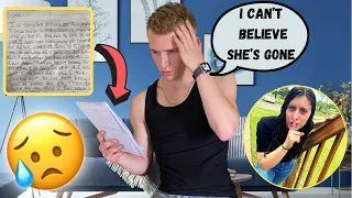 Leaving My Boyfriend With ONLY A Goodbye Letter...*Emotional*