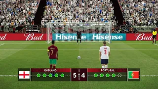 ENGLAND vs PORTUGAL | Penalty Shootout - Final World Cup 2022 Qatar | eFootball PES 2021