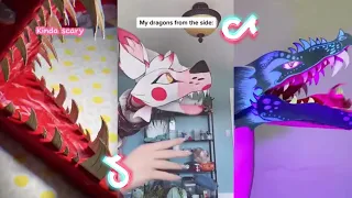 Dragon Puppet TikToks - Paper Dragon TikTok Compilation #66