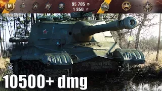 Объект 268 поиздевался на 10500+ dmg 🌟 карта: Карелия 🌟 World of Tanks лучший бой на пт-сау Об.268