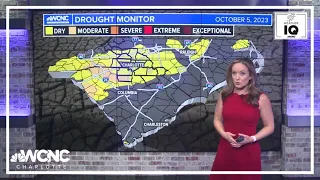 Drought conditions expand for the Charlotte area