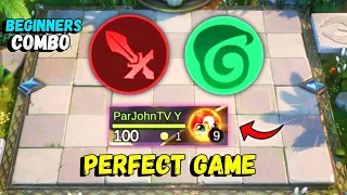 Perfect 100 HP Gameplay | 6 NATURE SPIRIT and 6 WEAPON MASTER | SAKI Skill 3 | MAGIC CHESS