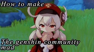 How to make the genshin community mad