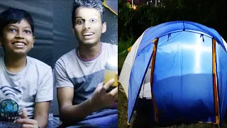 Night Camping in Tent !! | கூடாரத்திற்குள் ஓர் இரவு | Tent Camping Vlog in Tamil | VelBros Tamil