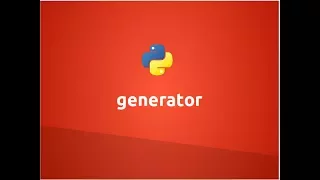 Generators in Python