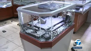 Smash-and-grab robbers steal $500K in jewelry at Pasadena store