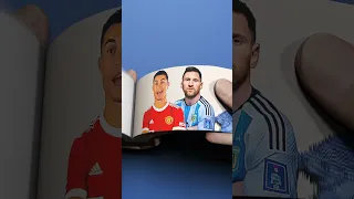 When Messi & Ronaldo Played TikTok FlipBook #messi #ronaldo #flipbook #shorts