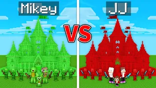 Mikey Family Kingdom vs JJ Family Kingdom in Minecraft (Maizen)