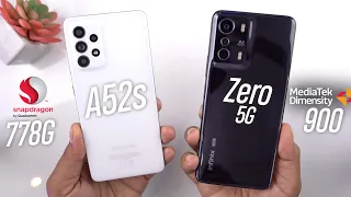 Samsung A52s vs Infinix Zero 5G | Snapdragon 778G vs Dimensity 900