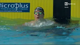 THOMAS CECCON European Swimming Championship Roma 2022 100 free heat